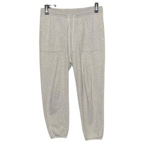 AMERICAN EAGLE  GRAY LOUNGE SWEATPANTS WITH DEEP POCKETS DRAWSTRING SIZE MEDIUM